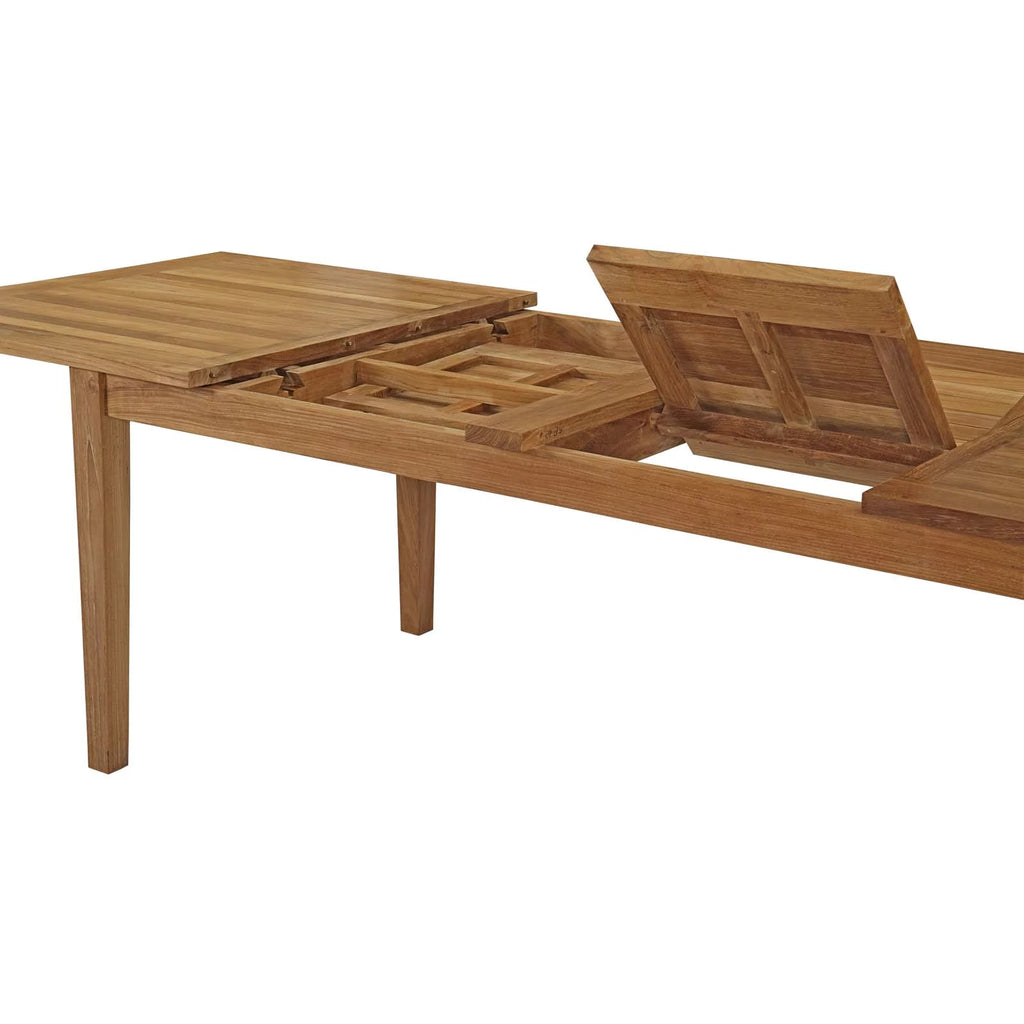 Brown Wood Dining Chair and Table Set C384
