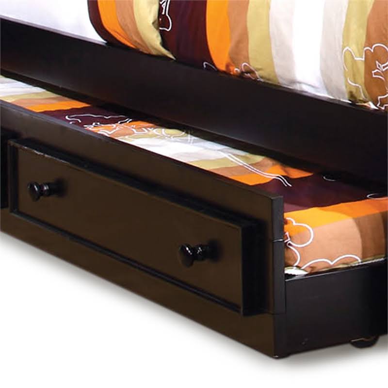 Black Solid Wood Trundle Z89461