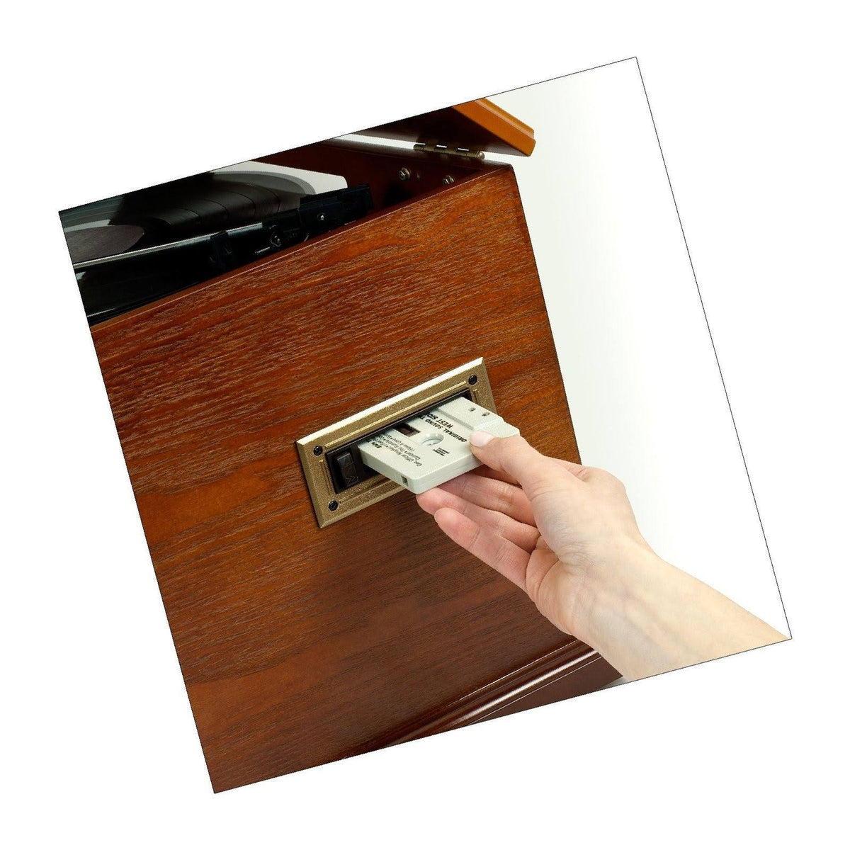 Wooden Turntable with Bluetooth Y4205