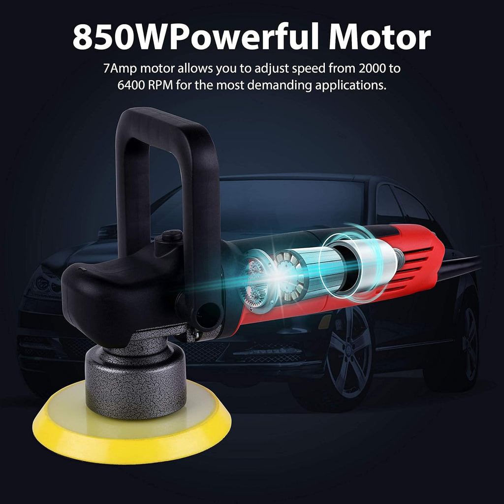 3-Inch Variable Speed Dual Action Car Polisher E2123