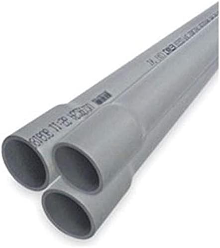 PVC Schedule 40 Conduit Pipe 1-1/2 Inch 2 PCS X 5FT P892283