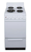 20" Freestanding Coil Electric Range White Q4308