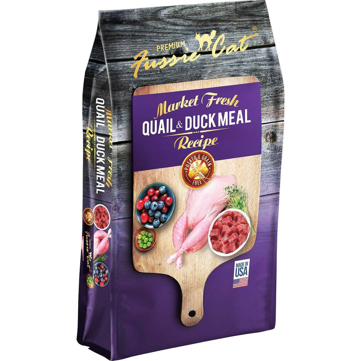 Quail & Duck Meal Dry Cat Food Y7716