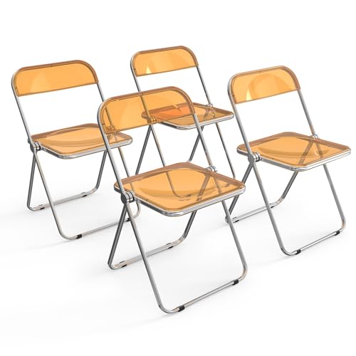 Clear Acrylic Folding Chairs 2 Pack T713