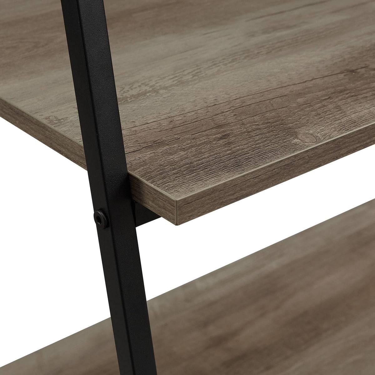 Dark Walnut Open Ladder Bookshelf F1839