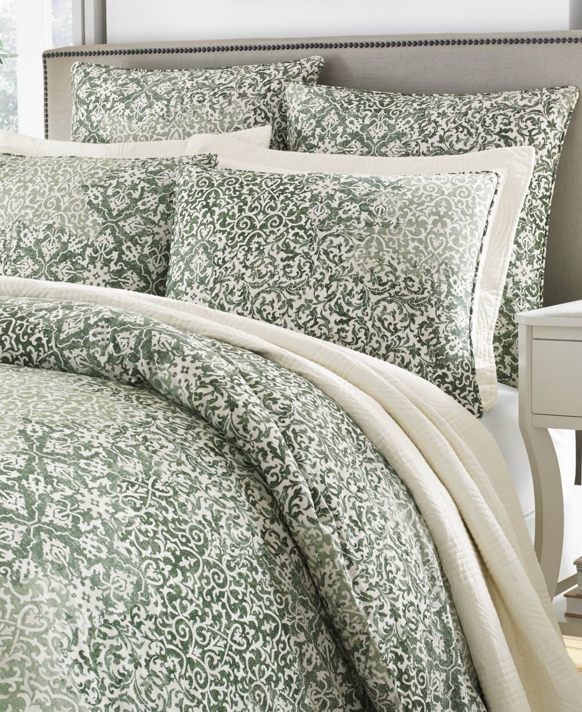 Green King Duvet Cover Set W8082