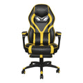 Yellow Ergonomic Gaming Chair with Adjustable Height and Lumbar Support U5842