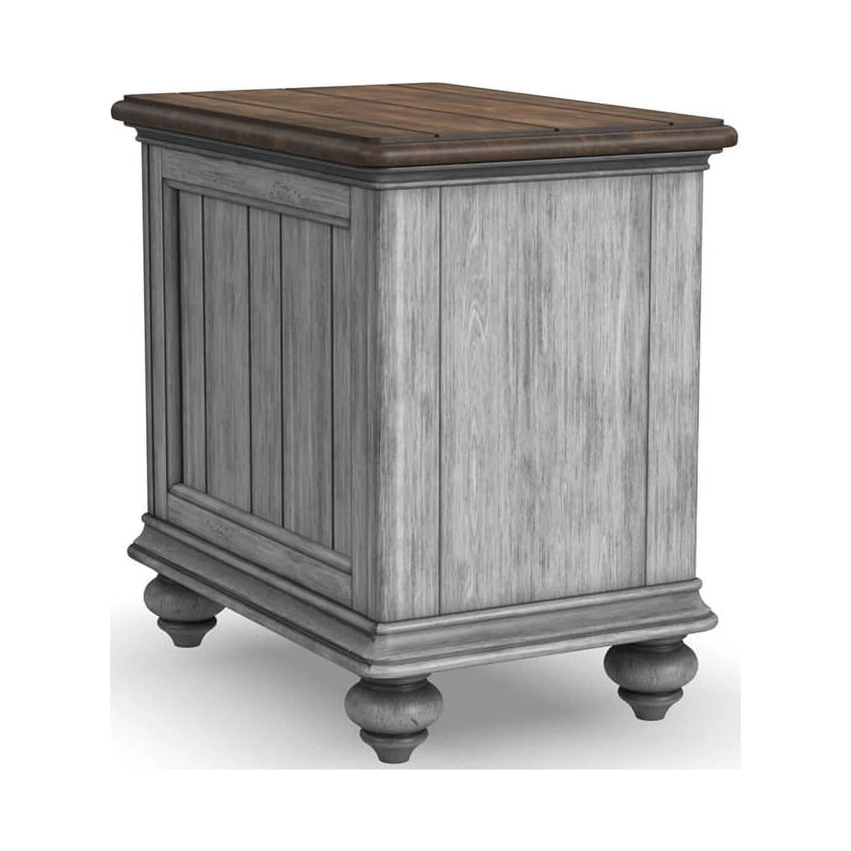 Brown Wood Chairside Table T5849