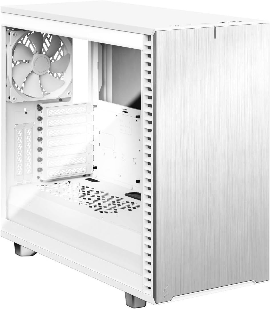 Black Brushed Aluminum/Steel Mid Tower Computer Case J448199