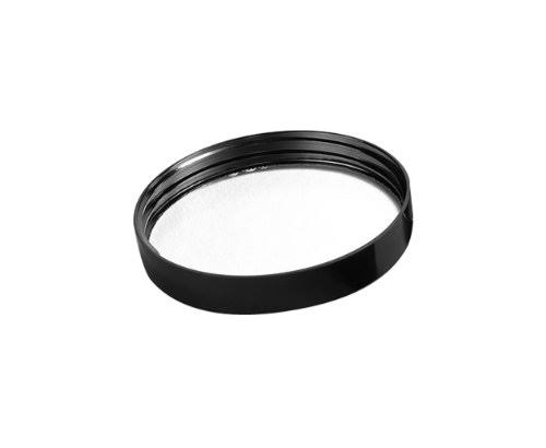 Black Screw Cap with Tinfoil Liners, 63-400, Case of 144 Y72432
