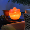 6 inches 8 lbs. Himalayan Salt Lamp with Dimmer Switch and Extra Bulb I3234