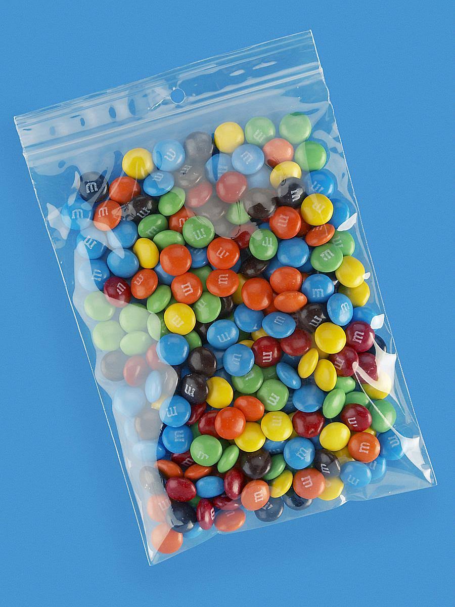 Reclosable Polypropylene Bags - 2 mil, 5 x 7 U730