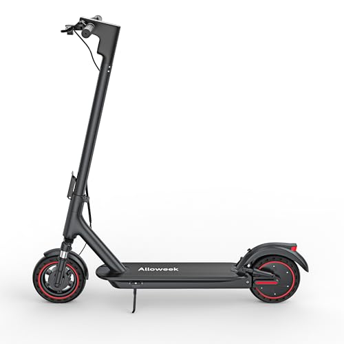 Folding Electric Scooter with Solid Tires and Dual Suspension U642273