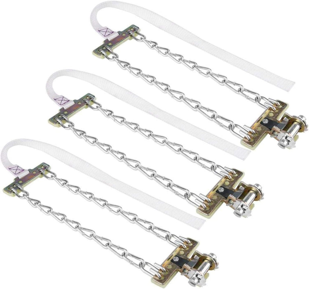 3pcs Steel Tire Anti-skid Snow Chains Pack of 2 T4048