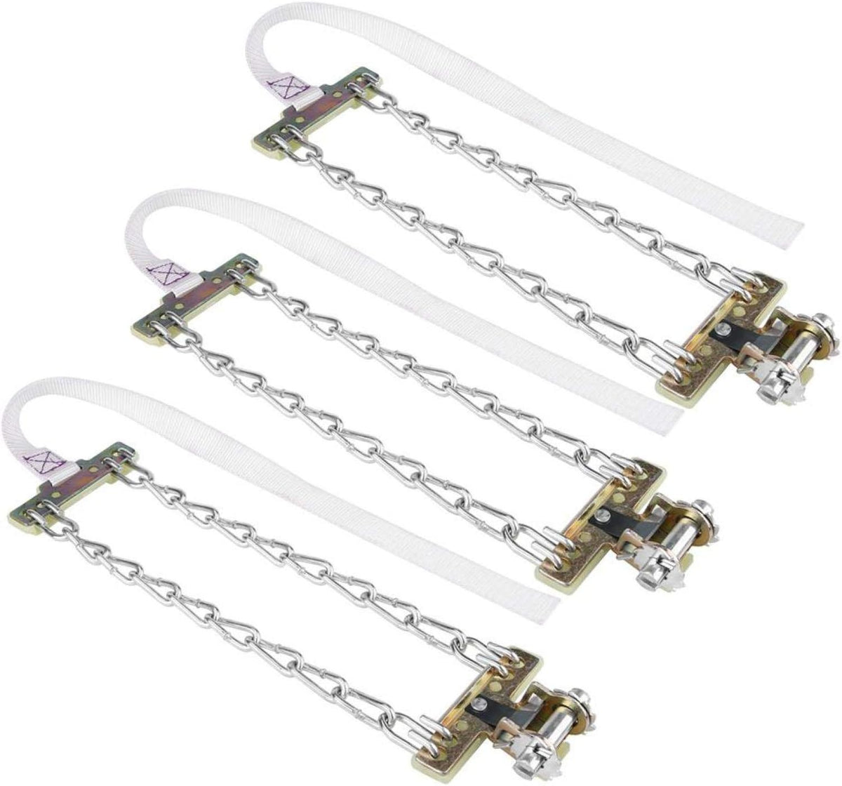 3pcs Steel Tire Anti-skid Snow Chains Pack of 2 T4048