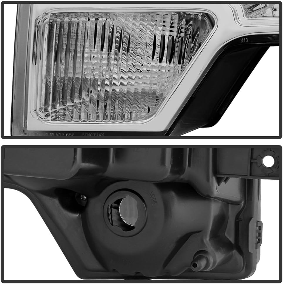 2009-2014 Ford F150 Pickup Headlights Headlamps Assembly Pair Set G5342