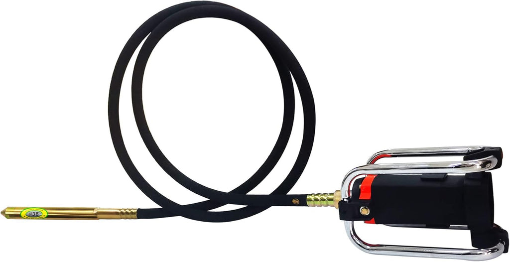 Concrete Vibrator 2HP 110V 16,000VPM Handheld with Shaft Rod 4.5m K614