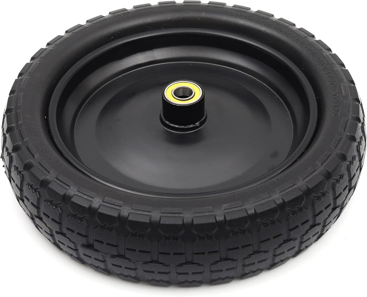 13'' Solid Polyurethane Flat-Free Tire and Wheel Assemblies 4-Pack O985