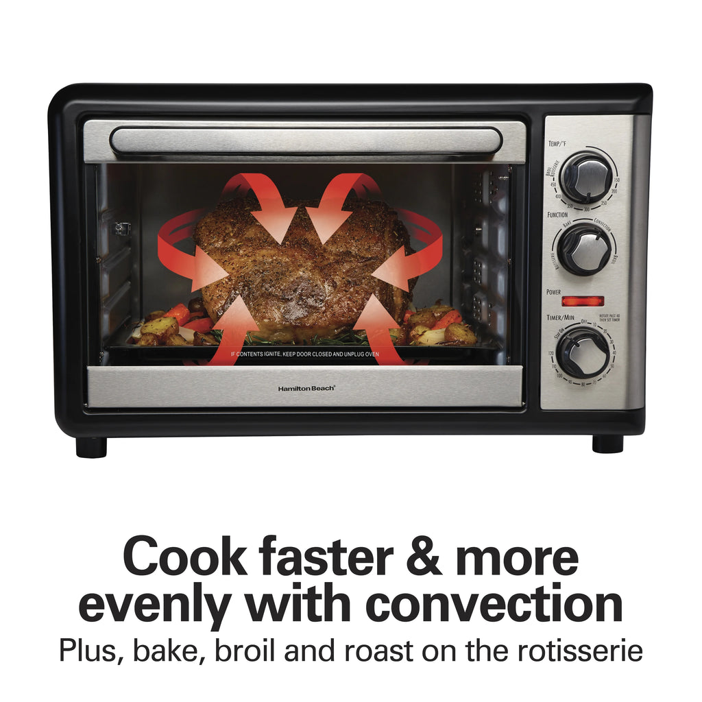 Stainless Steel Countertop Oven with Convection and Rotisserie U653