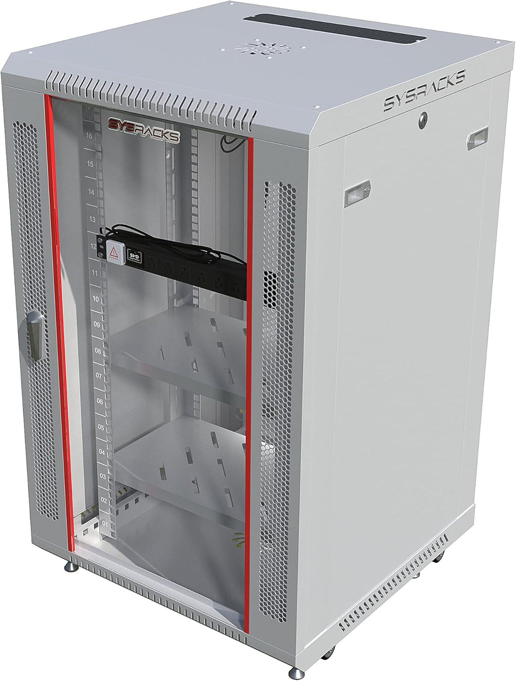 18U Wall Mount Server Rack Cabinet Enclosure 24 Inch Depth G4018