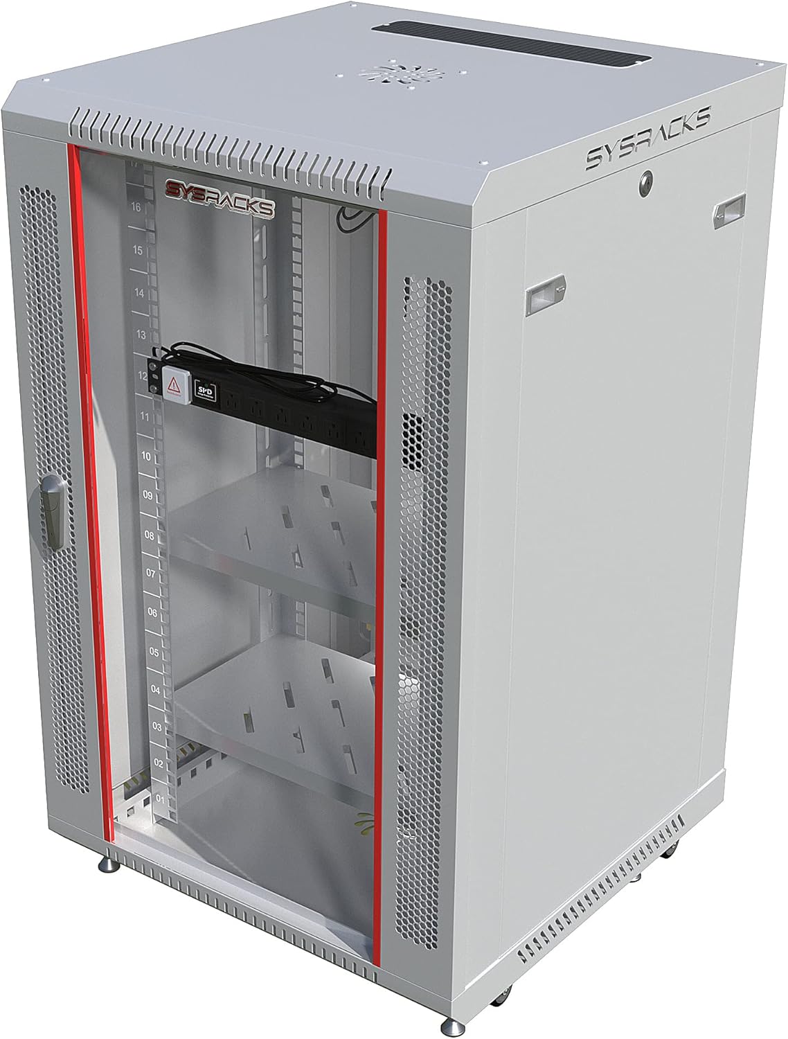 18U Wall Mount Server Rack Cabinet Enclosure 24 Inch Depth G4018