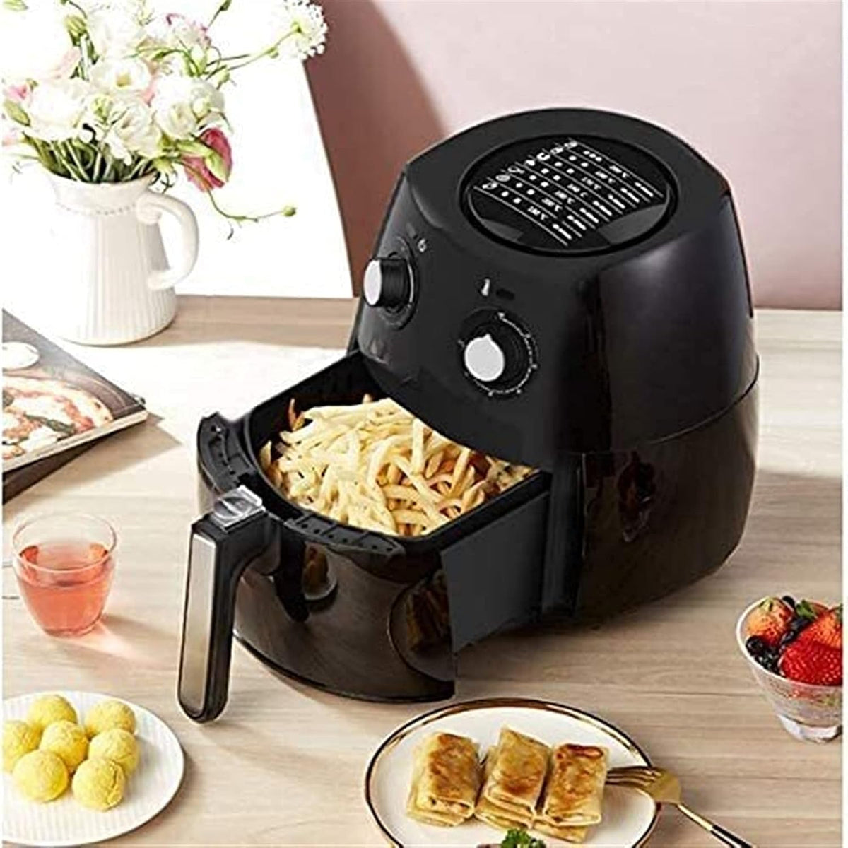 1230W Hot Air Fryer with Timer Temperature Control A9682