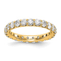 14K Yellow Gold Diamond Eternity Ring Size 9 T3191