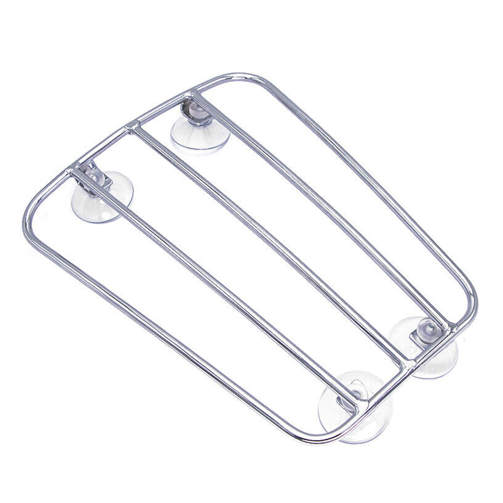 Silver Motorcycle Tank Luggage Rack F193105