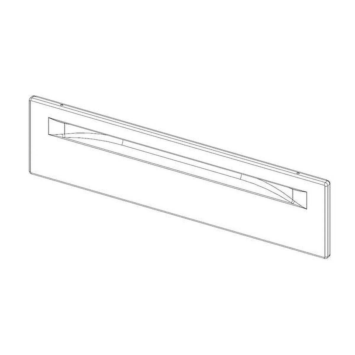 White Range Storage Drawer Front Panel P169