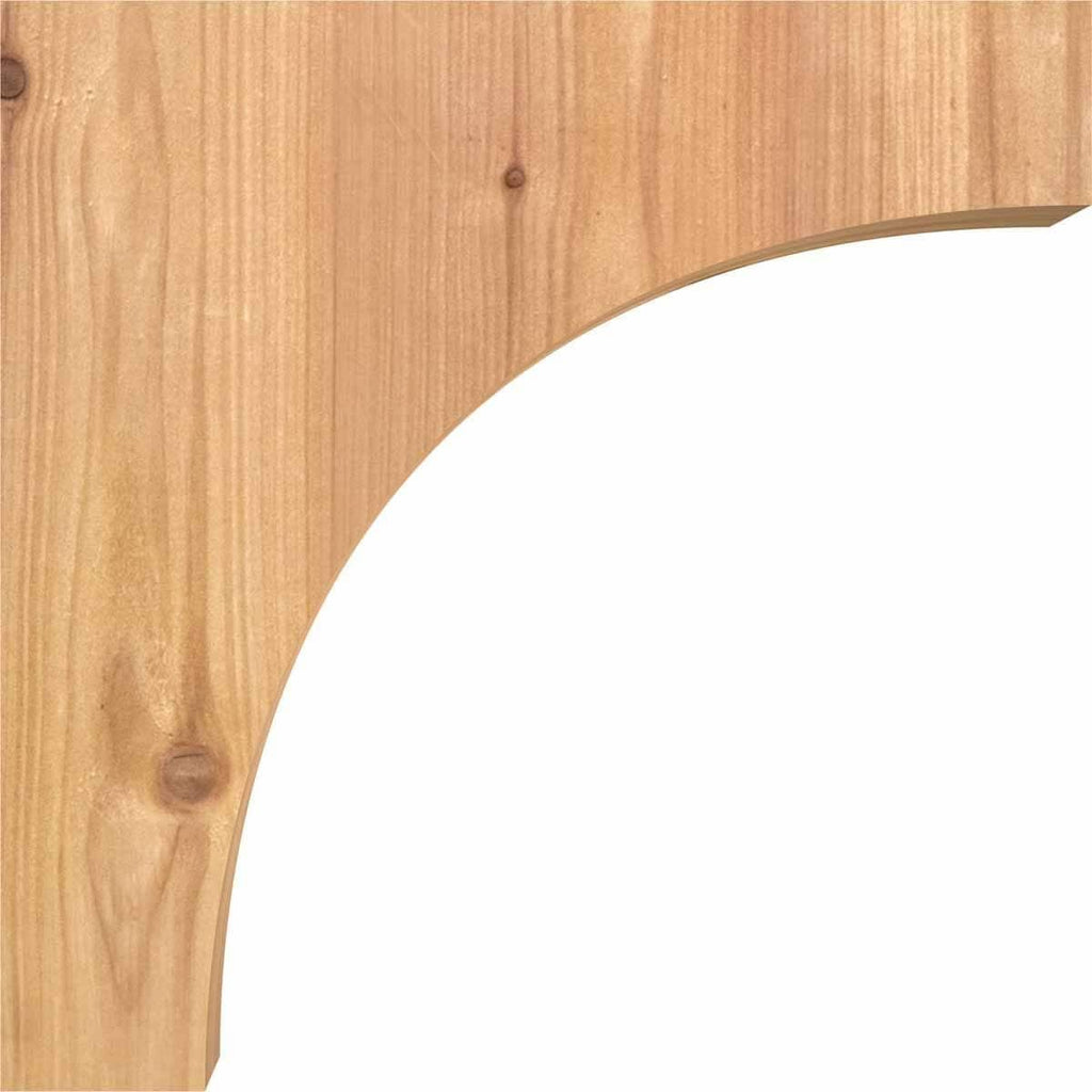 5 1/2x22W x 12x22D x 28x22H Western Red Cedar Corbel A631