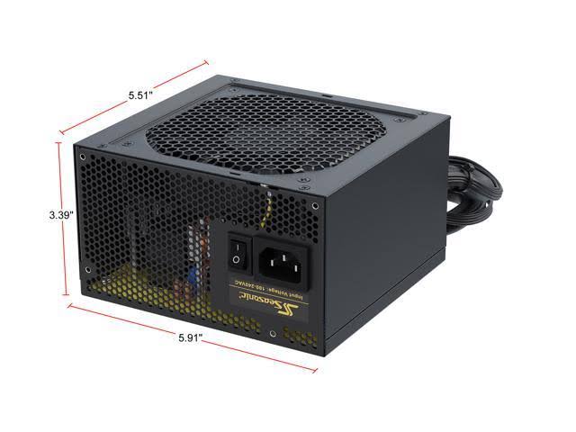 500 Watt 80plus Gold Partial Modular PC Power Supply Q3971