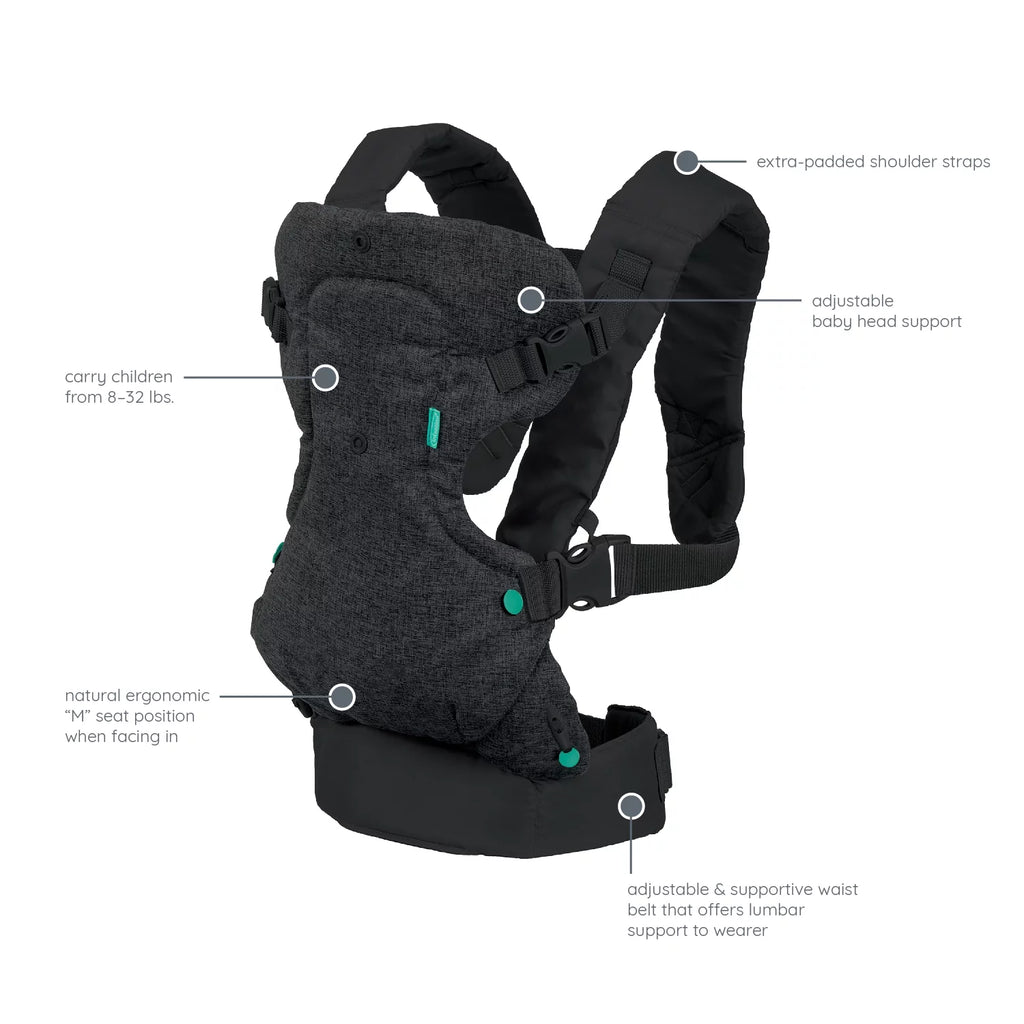 Convertible Baby Carrier 4-Position 8-32lbs Sandy Tan D68790