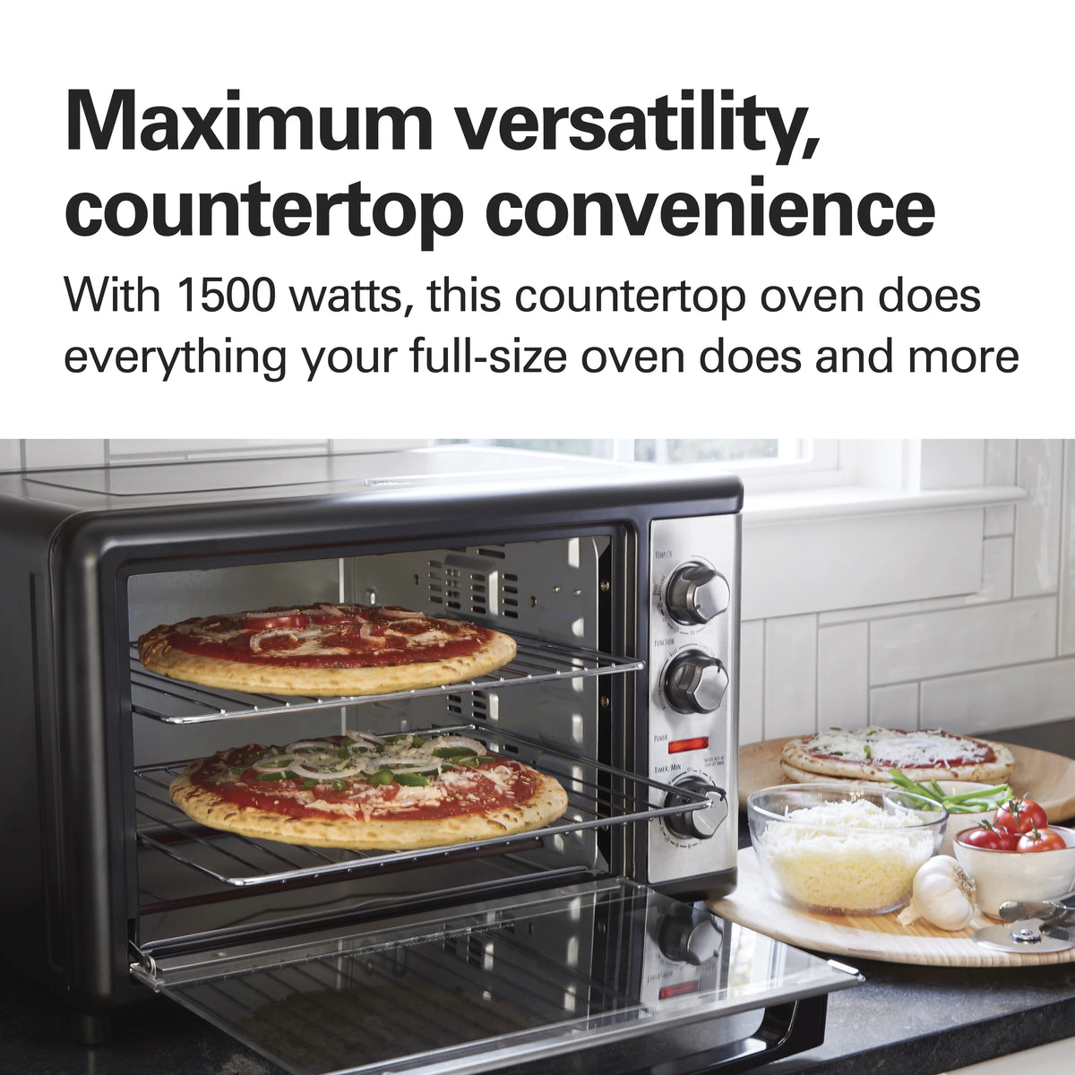 Stainless Steel Countertop Oven with Convection and Rotisserie U653