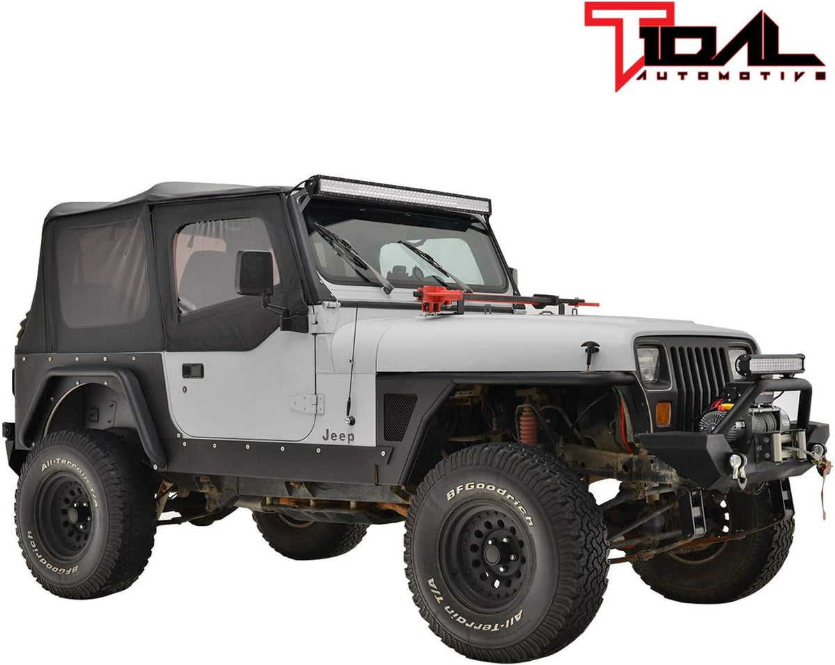 Black Textured Rear Corner Guard for Wrangler YJ W404874