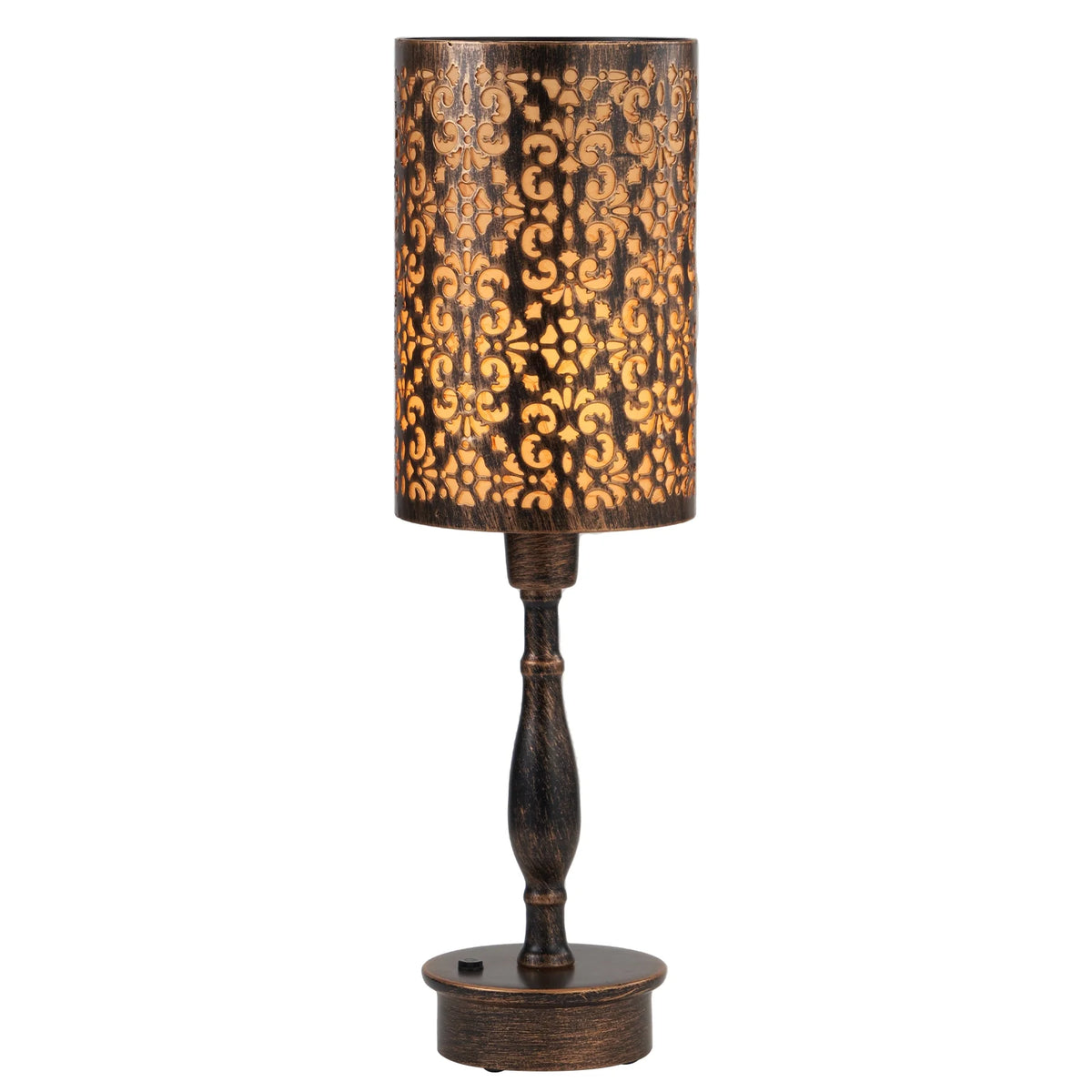 16.5'' Metal Cordless Rechargeable Touch Control Dimmable Table Lamp I6449