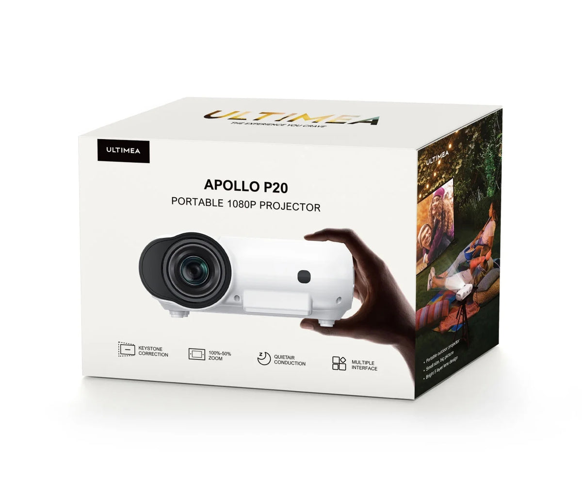 4K Support Native 1080P Bluetooth Projector, 300 ANSI 10000LM Portable Mini Outdoor Projector Y175790