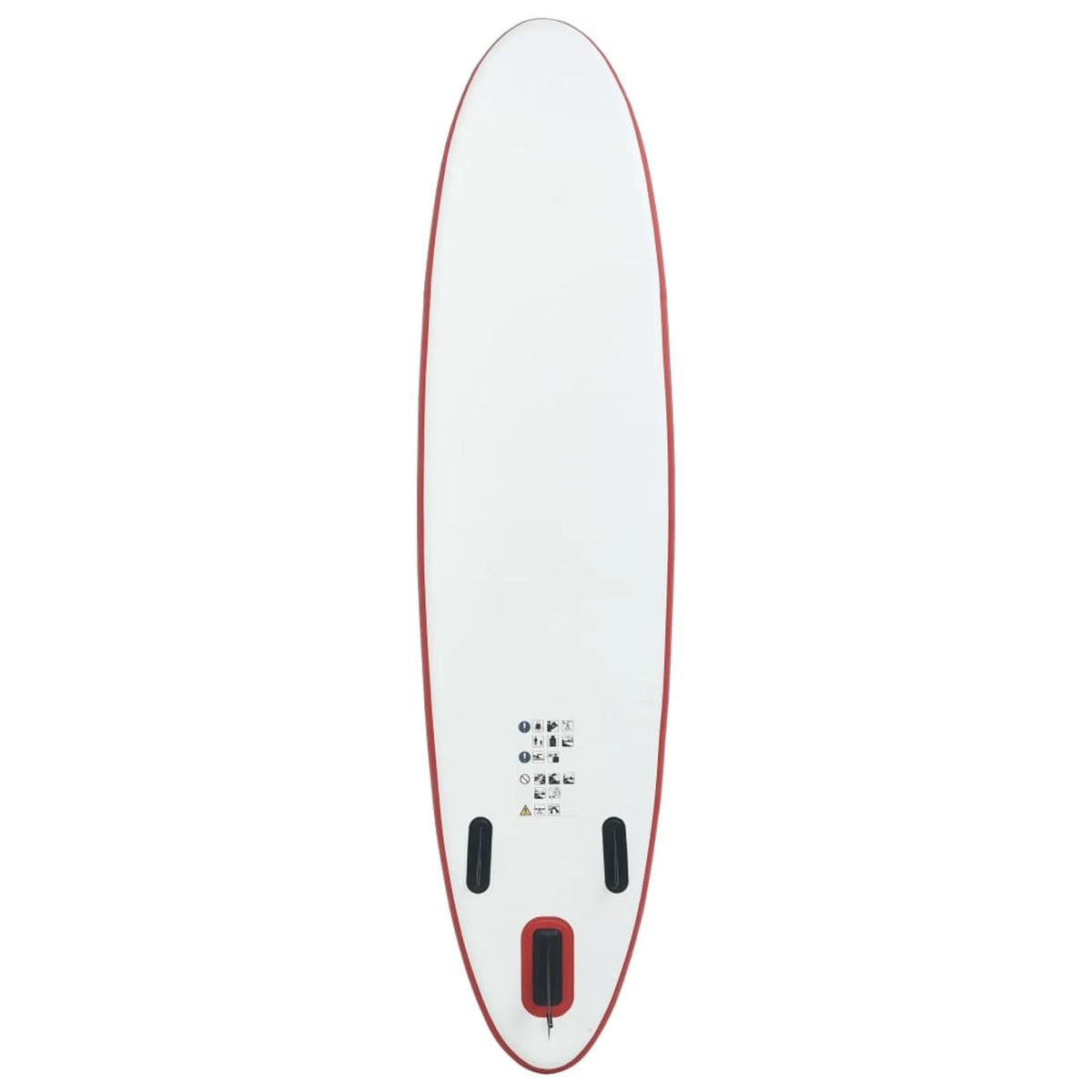 Inflatable Paddle Board Surfboard Red and White S570761