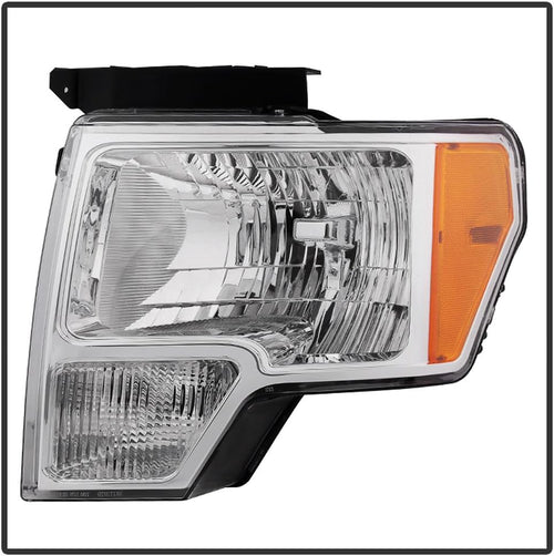 2009-2014 Ford F150 Pickup Headlights Headlamps Assembly Pair Set G5342