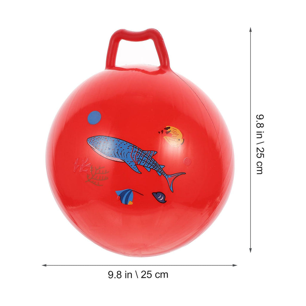 3Pcs Inflatable Hopper Balls with Handle F7735