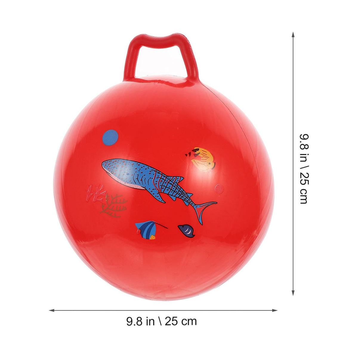 3Pcs Inflatable Hopper Balls with Handle F7735