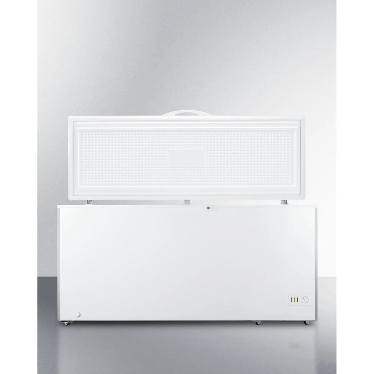 Large Capacity Manual Defrost Chest Freezer with Stainless Steel Corner Guards J94267
