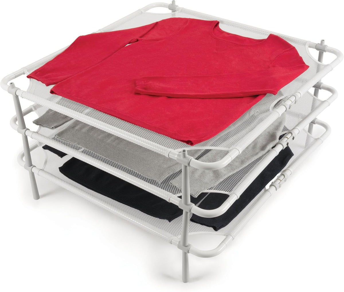 Folding Sweater Drying Rack with Fold-Flat Legs F421435