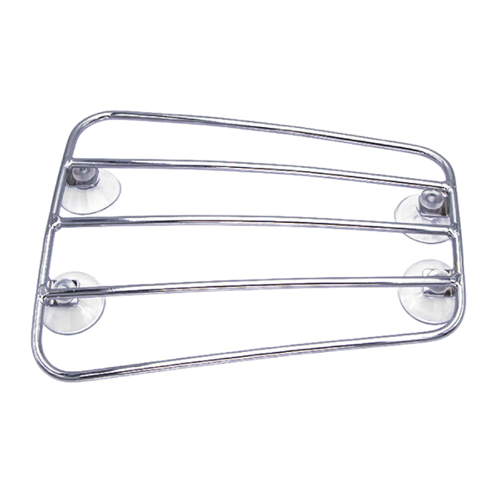 Silver Motorcycle Tank Luggage Rack F193105