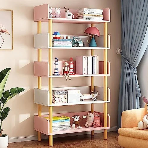 Wood 5 Tier Bookshelf W26327