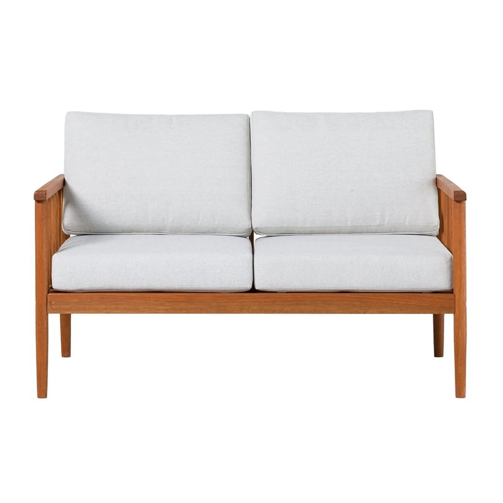 Brown Solid Wood Double Lounge U866