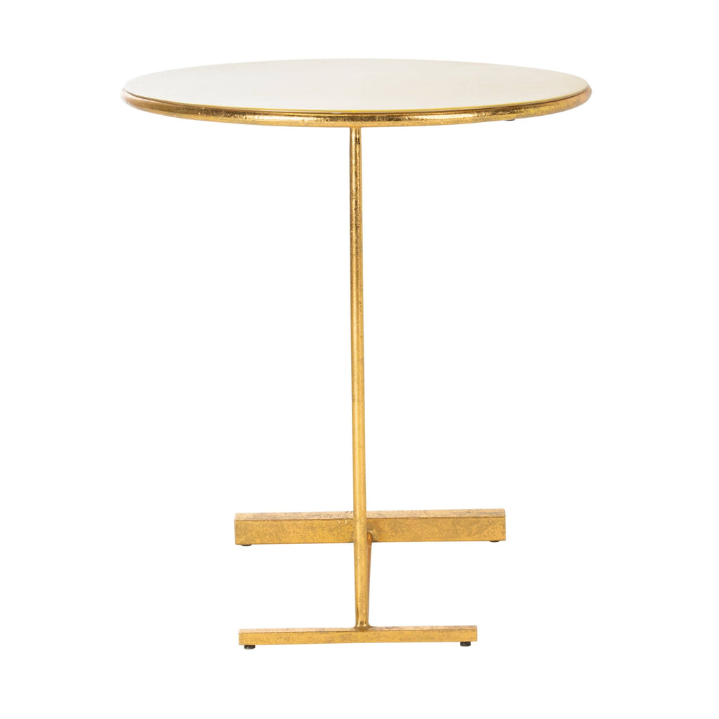 Round C Table Yellow/Gold P74039
