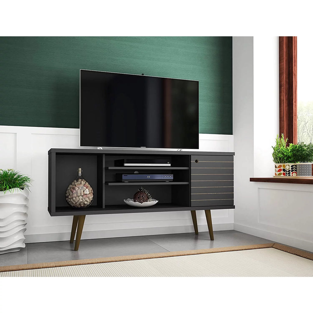 53 Inch Mid Century Modern TV Stand Y1713