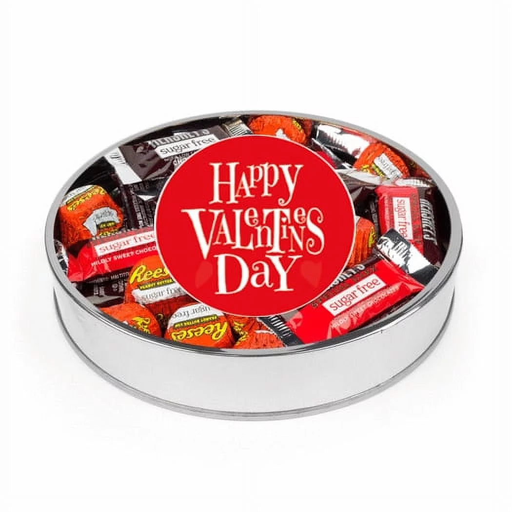 Sugar Free Candy Gift Tin with Chocolate Assortment S1542