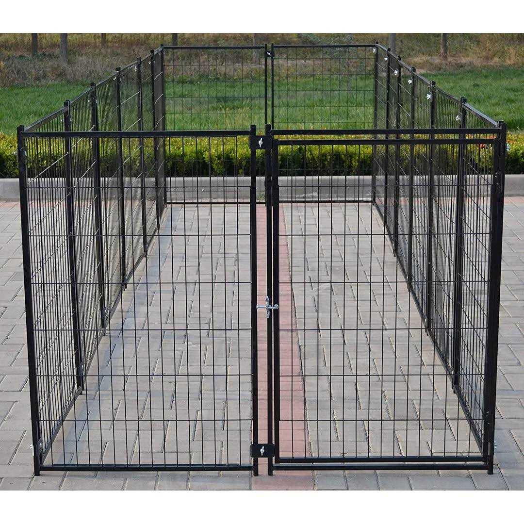9 x 9 x 3.93 ft Modular Dog Exercise Fence W540929