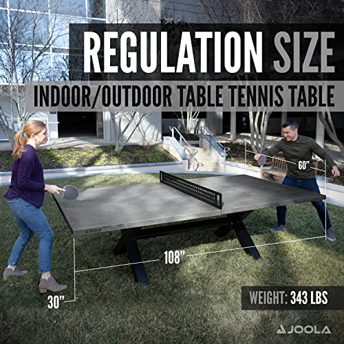 Outdoor Table Tennis Table with Steel Ping Pong Net Set V44001